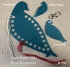 HATS Sarah Rinder 1841 Acrylic Accessories (Dove) by The Floss Queen 