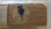 Inlay slate frame closeup
