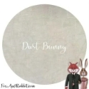 Fox & Rabbit hand-dyed Aida - 14 count, Dust Bunny 