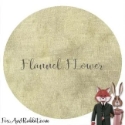 Fox & Rabbit hand-dyed linen - 36 count, Flannel Flower 