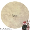 Fox & Rabbit hand-dyed linen - 32 count, Inca 