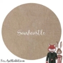 Fox & Rabbit hand-dyed Aida - 16 count, Sandcastle 
