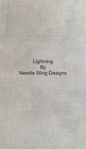 Needle Bling hand-dyed linen - 40 count, Lightning 