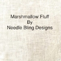 Needle Bling hand-dyed linen - 32 count, Marshmallow Fluff 
