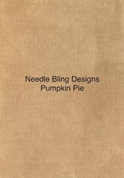 Needle Bling hand-dyed linen - 32 count, Pumpkin Pie 