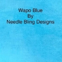 Needle Bling hand-dyed linen - 32 count, Wapo Blue 