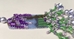 Wonderful Wisteria Beaded Fob - Stitched Side