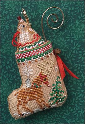 2018 Gingerbread Reindeer Mouse Stocking