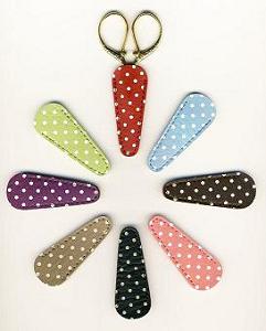 Polka Dot Scissors Sheath 