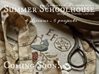 Summer Schoolhouse mystery sampler cross stitch